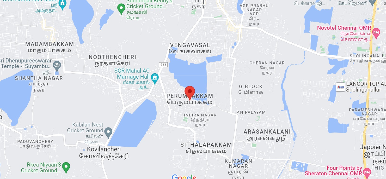 Brigade Perumbakkam Location Map